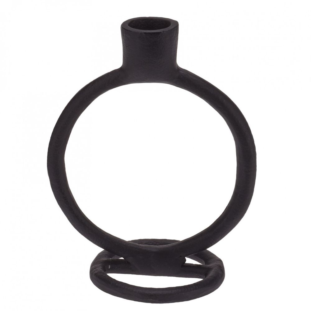 Kerzenständer schwarz 15cm