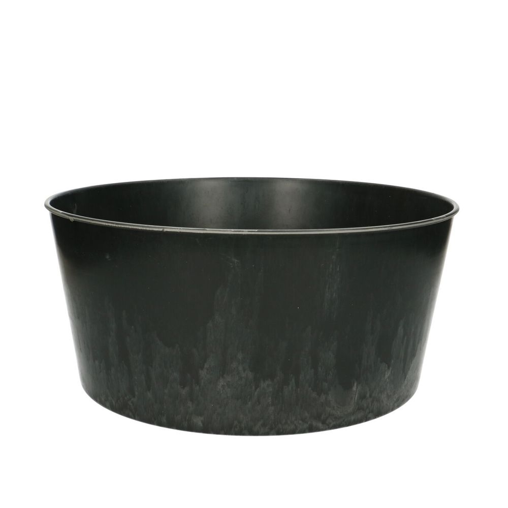 Melamine Übertopf grau D29cm H14cm