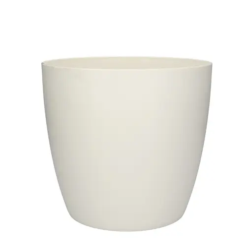 Kunststoff Übertopf Brussels weiss D25cm H23cm