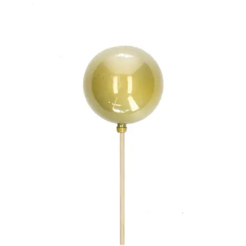 Kugel auf Stab Perle gold L50cm D06cm  