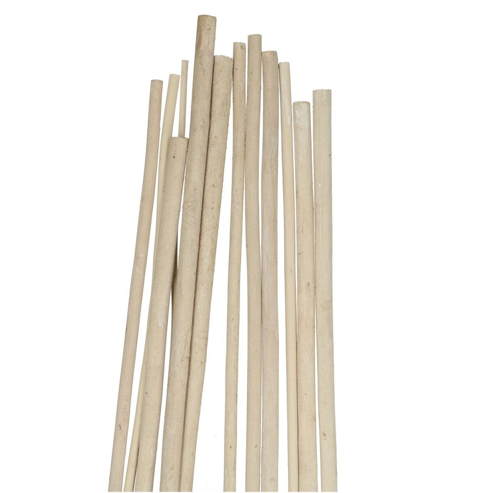 Bambus Stab weiss L100cm X20
