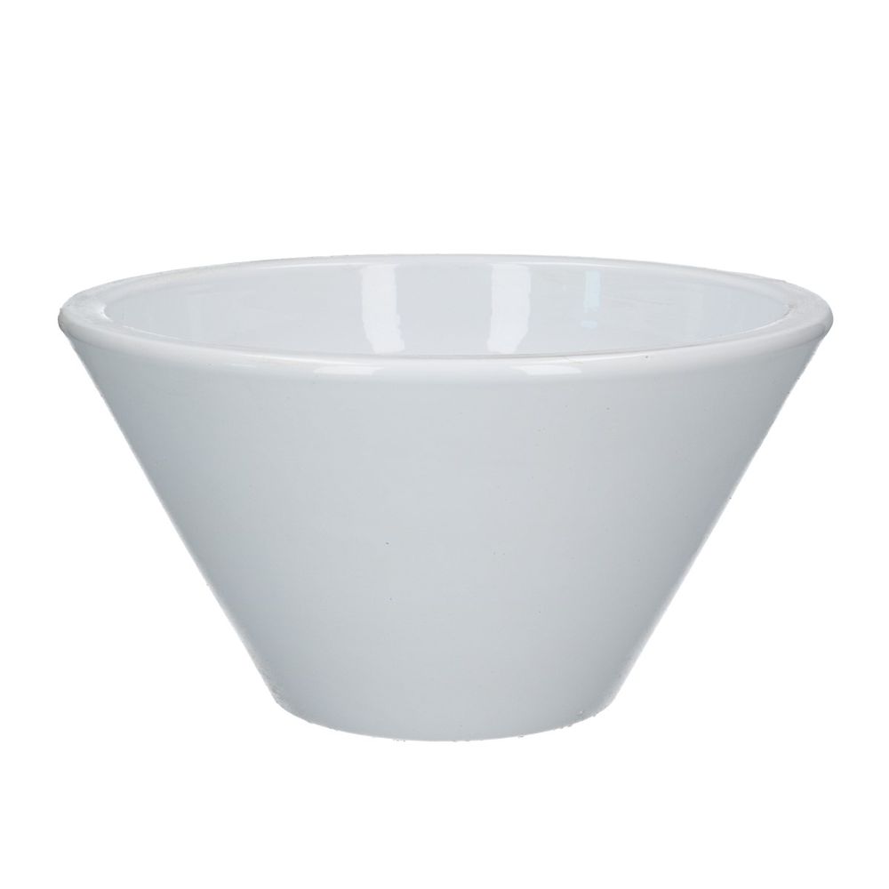 Keramik Schale weiss D25cm H13cm