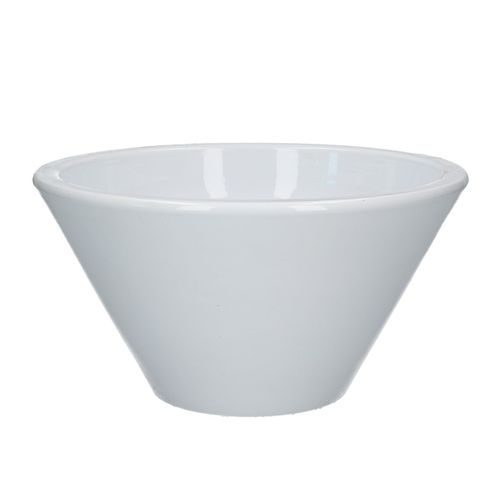 Keramik Schale weiss D25cm H13cm