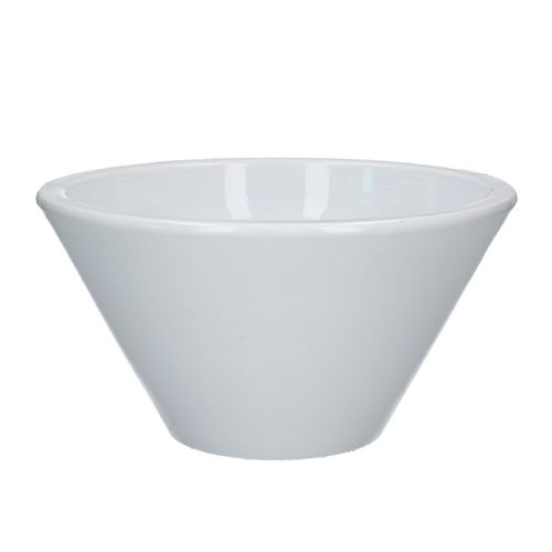 Keramik Schale weiss D25cm H13cm