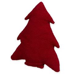 Deko Kissen Baum Teddy rot D44 H37cm