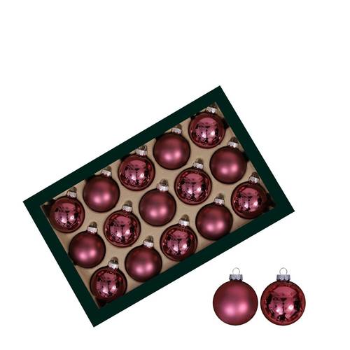 Kugel mix dunkel rosa D06cm x30