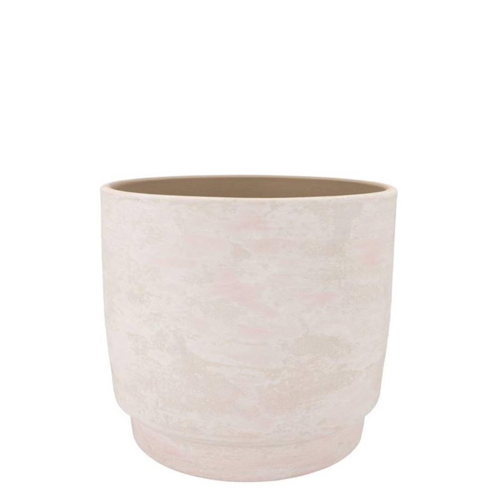 Keramik Übertopf Romy creme D14cm H13cm