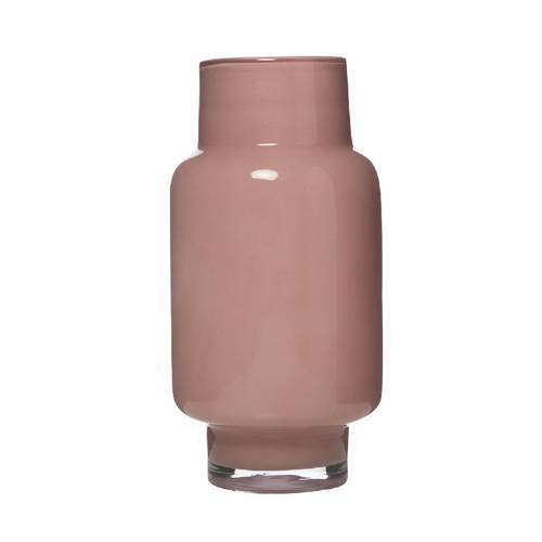 Glas Vase Pien rosa D24cm H38.5cm