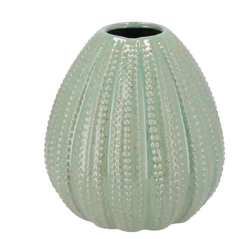 Keramik Vase Urchin grün 23x23x24cm