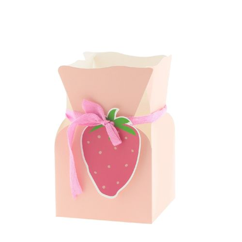 Strausstasche Fruity rosa D13cm H20cm