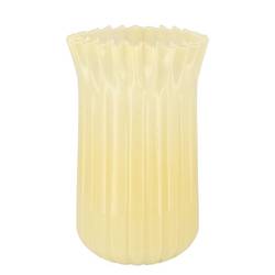 Glas Vase Imke Lemon hell gelb 19x19x32cm