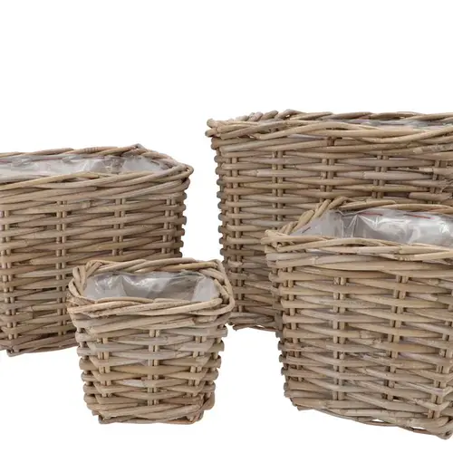 Korb Rattan Kuboo 4/Set 15/20/25/30cm 13/18/22/26cm