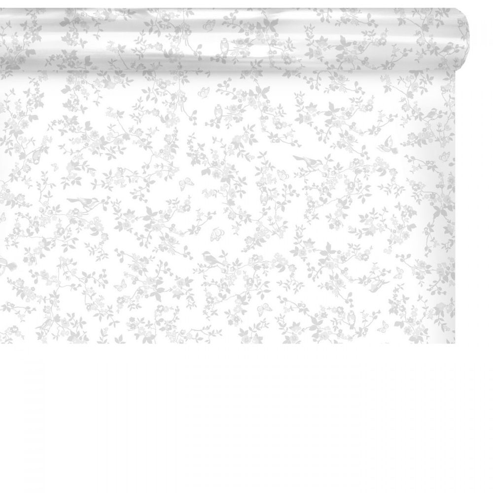 Folie Rolle 80cm Vogel weiss 100m