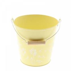 Zink Eimer Celo gelb D16cm H15cm