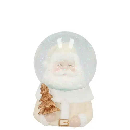Deko Schneekugel Weihnachtsmann 07x07x10cm