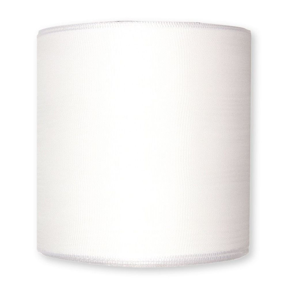 Kranzband Moire weiss 125mm 25m
