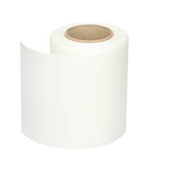 Kranzband Moire weiss 125mm 25m