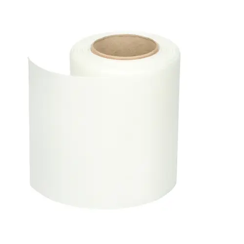 Kranzband Moire weiss 125mm 25m