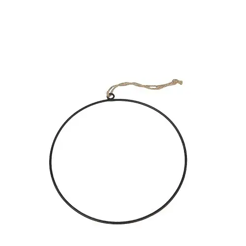 Ringe Hänger schwarz d25cm