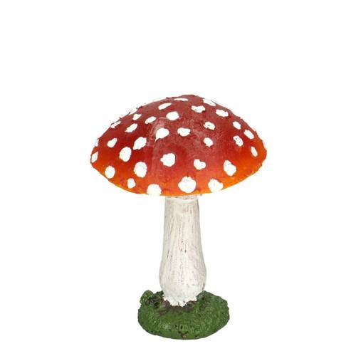 Deko Pilze rot D07cm H10cm