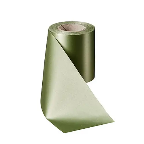 Kranzband Satin Soft grün 75mm 25m